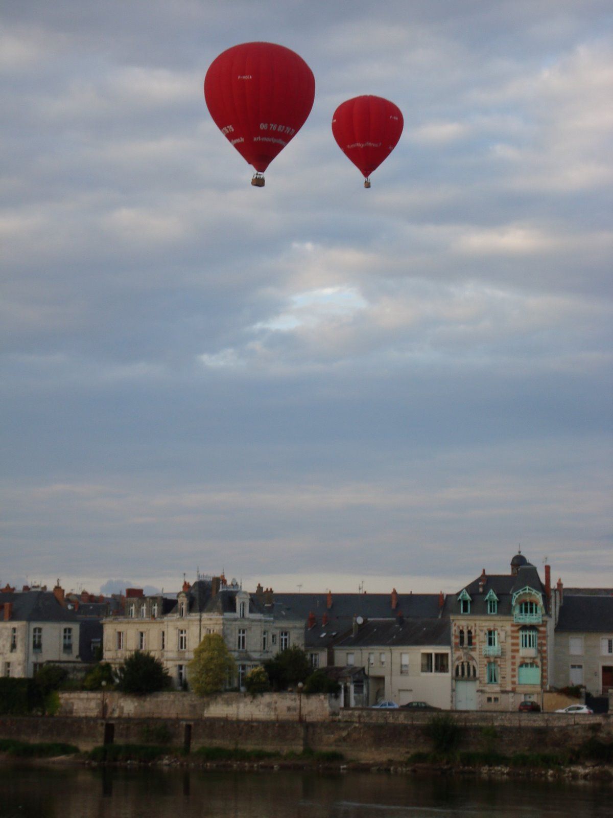 Der er mange balloner i Saumur